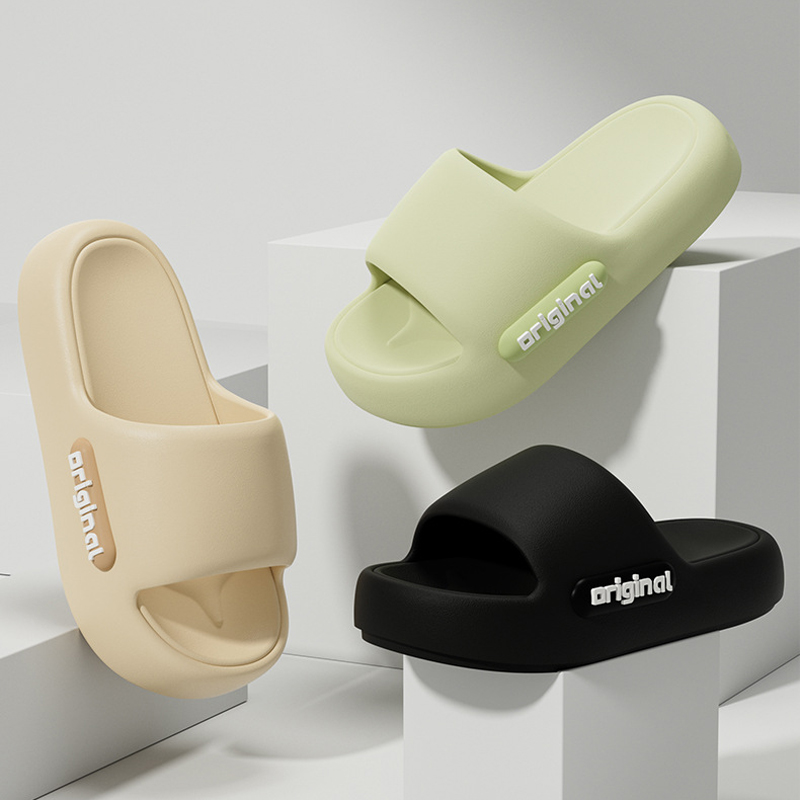 Women Shoes Size To Men - Home Slipper Women cloud Sandals Bathroom