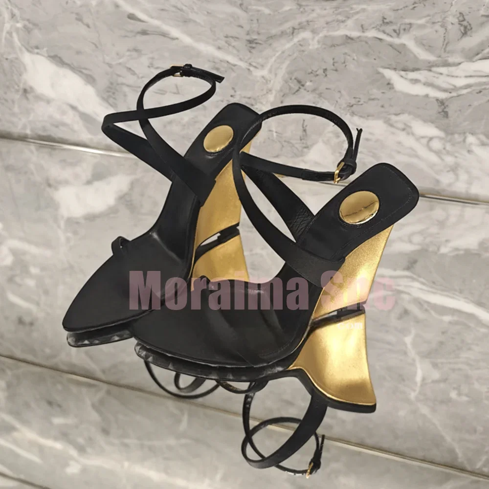 Kids Shoes Women - 2025 New Summer Satin Wedges Sandals