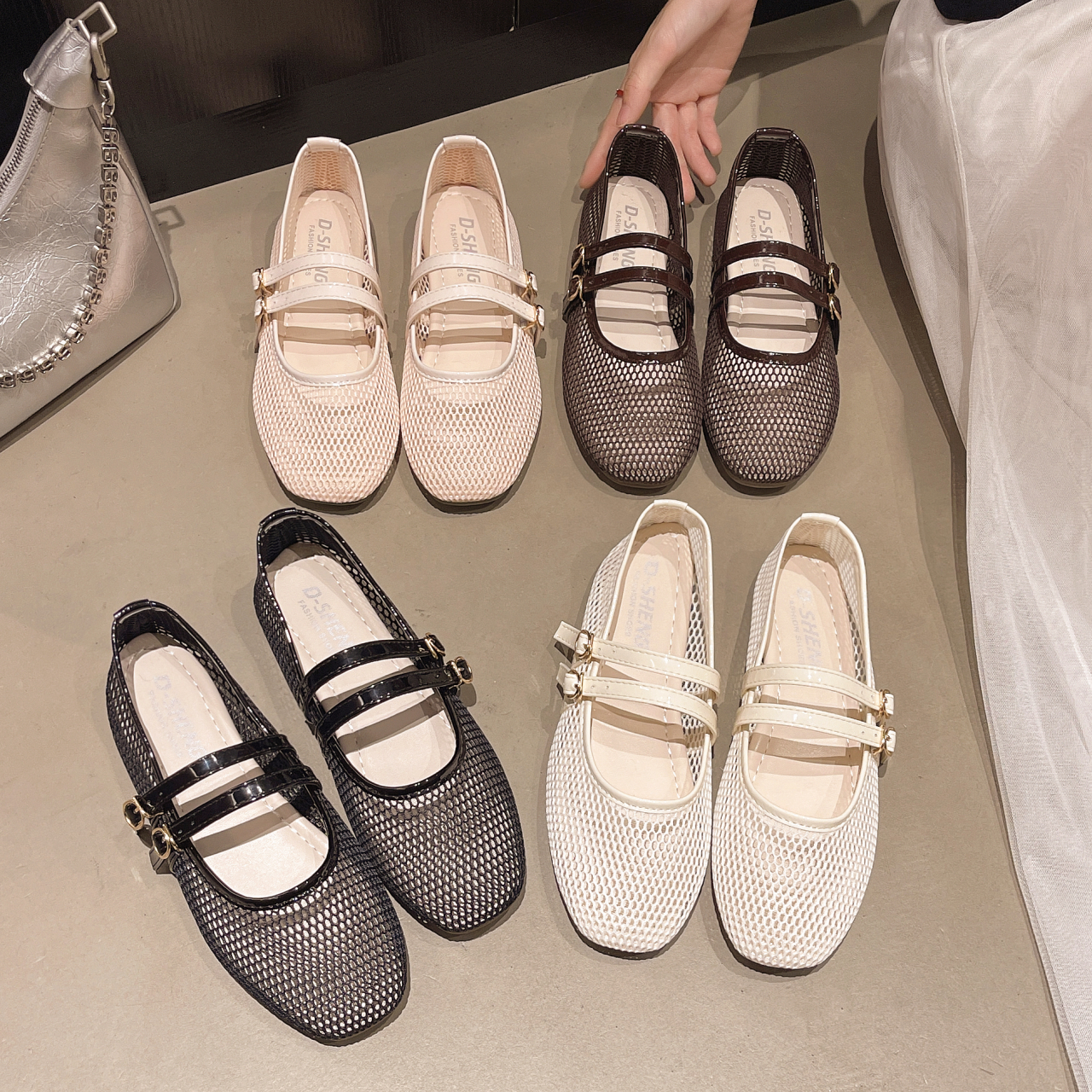 Women Shoes With Heels - Breathable Women's Shallow-mouth Single Shoes, 2026