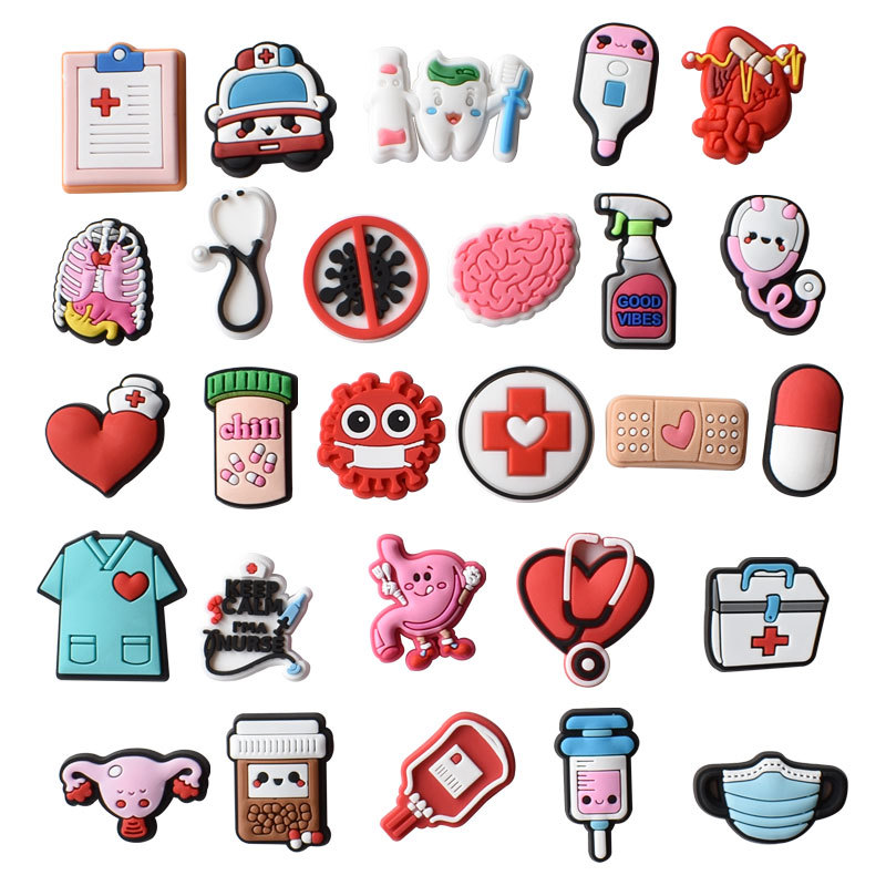 Women'S Shoes Crocs - Nursing Shoe Charms for Crocs Accessories