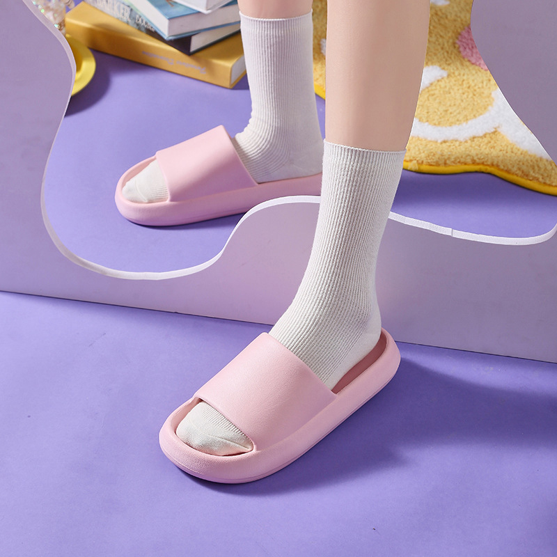 Women Shoes Size To Men - Home Slippers Women cloud Sandals Bathroom