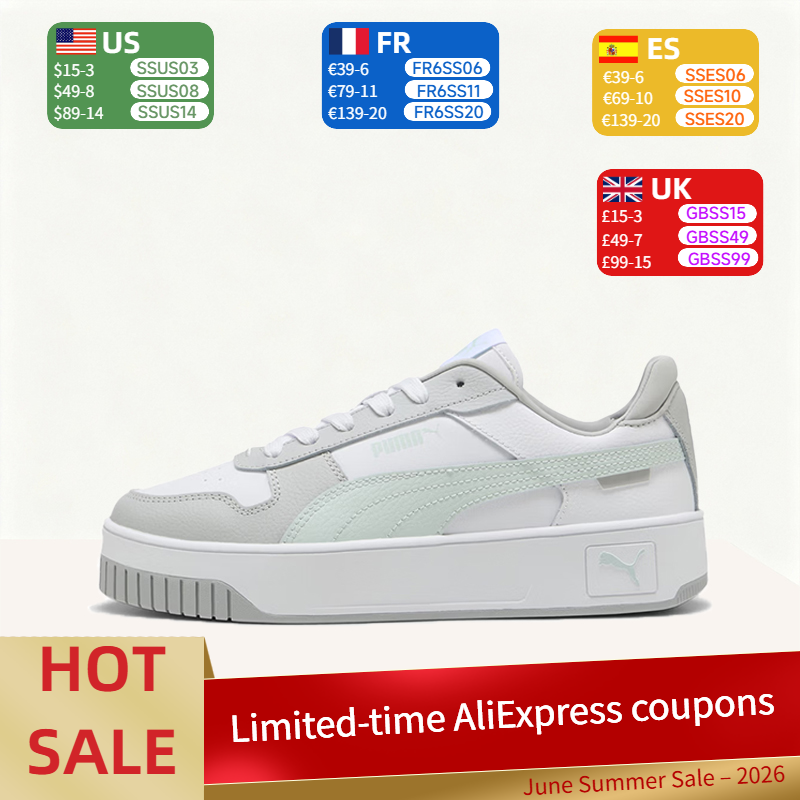 Women Shoes Puma - Puma Carina Street Fashion Premium Mint