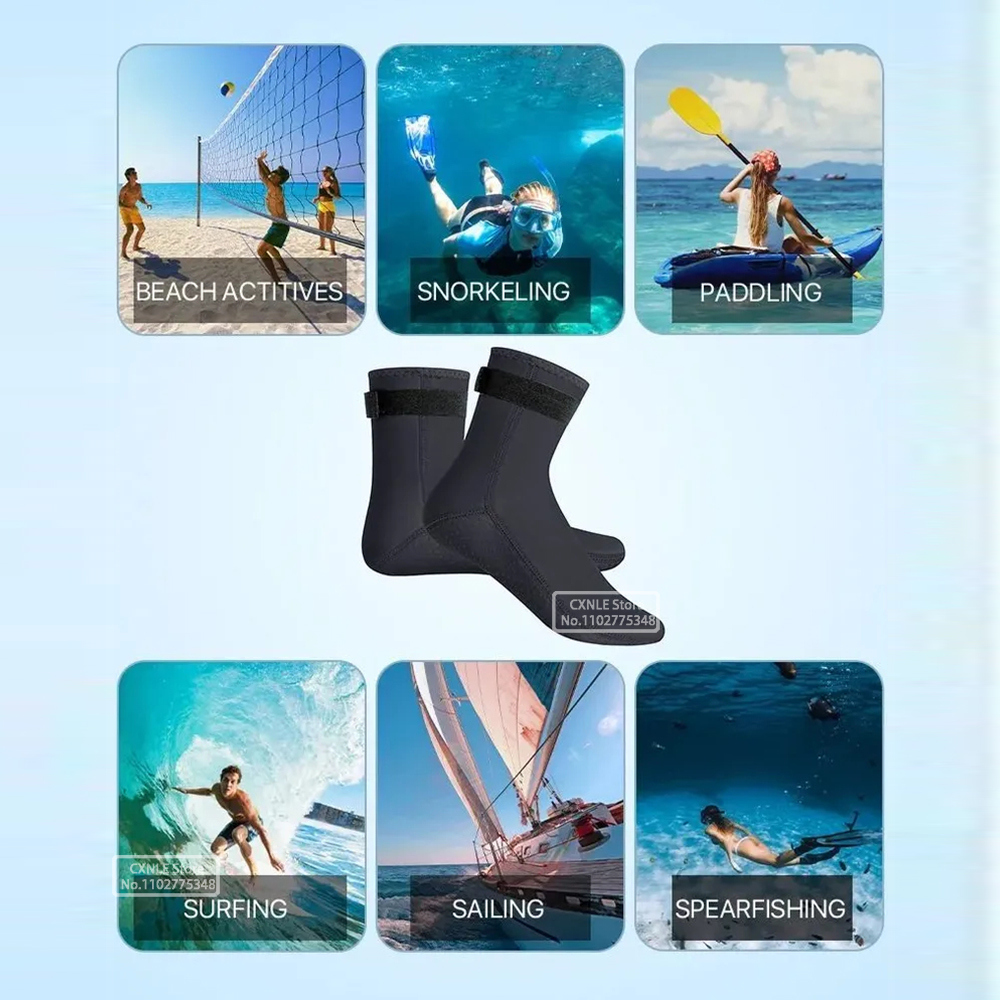 5mm Neoprene Diving Socks Wets - Women'S Shoes Neuropathy avis et prix