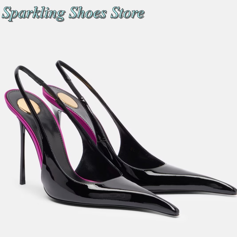 New Black Patent High Heels Pa - Kids Shoes Women avis et prix
