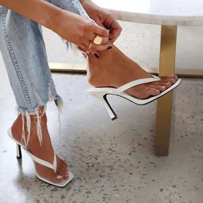 Stylish Women's Heel Flip Flop - Ankle Strap Heels avis et prix