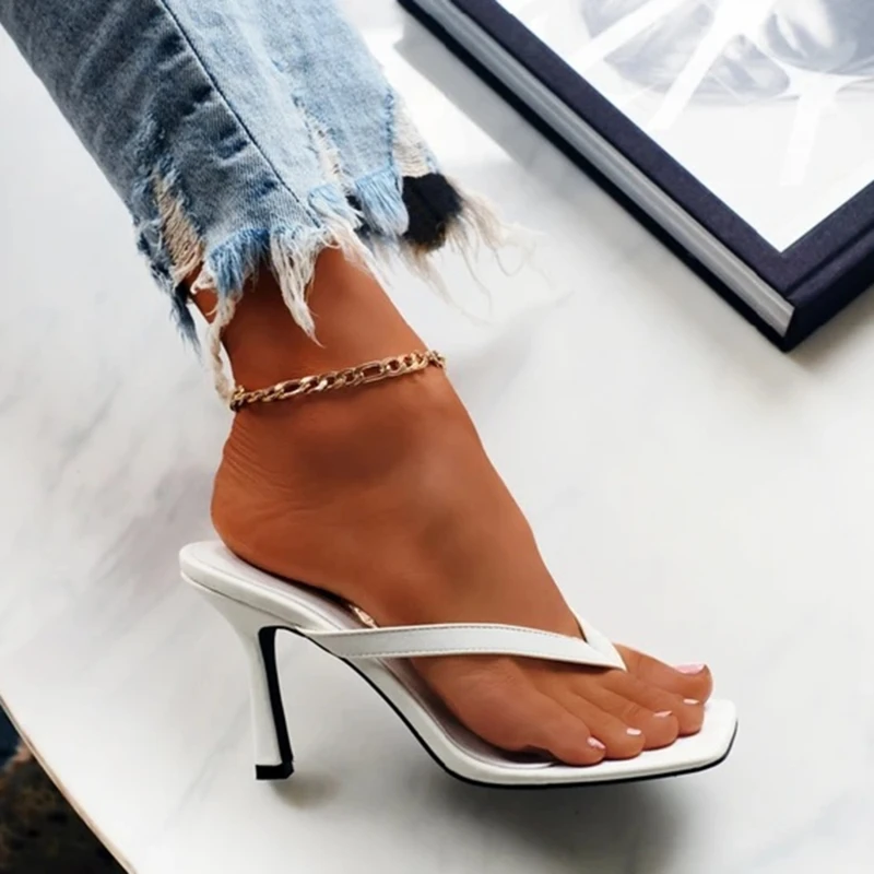 Stylish Women's Heel Flip Flop - Ankle Strap Heels avis et prix