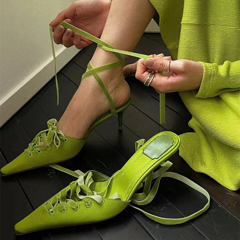 2026 New Kitten Heels Pointed  - Kids Shoes Women avis et prix