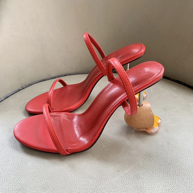 Summer Strappy Sandals Open To - Strappy Heeled Sandals avis et prix
