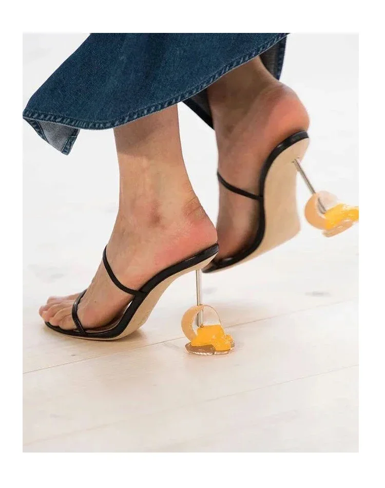 Summer Strappy Sandals Open To - Strappy Heeled Sandals avis et prix