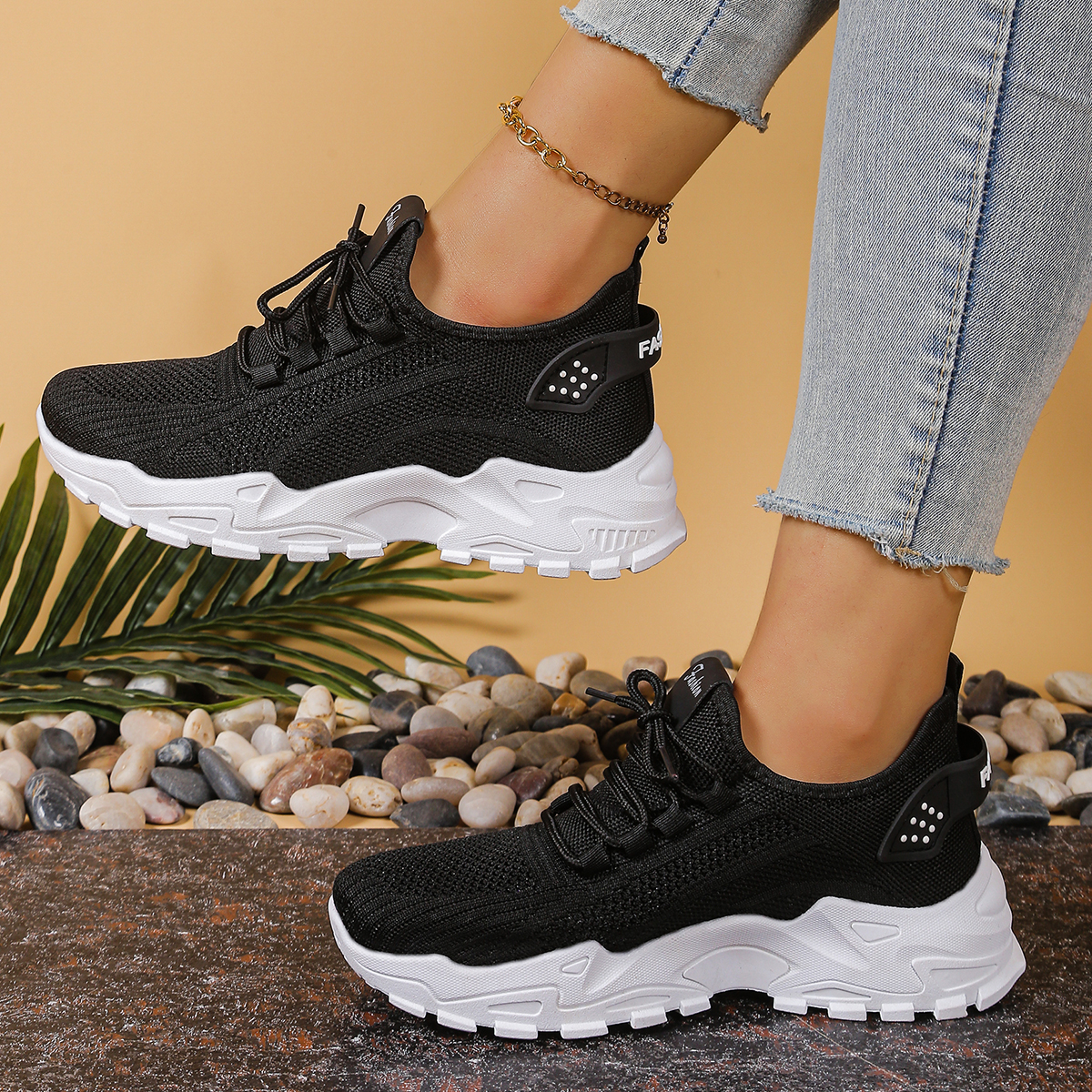 New women's thick-soled sneake - Women'S Shoes For Tennis avis et prix