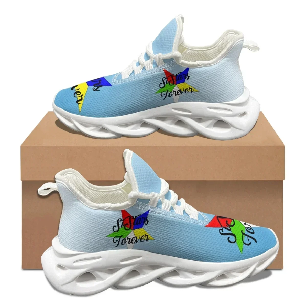 Sky Blue Pentagram OES Pattern - Women'S Shoes For Tennis avis et prix