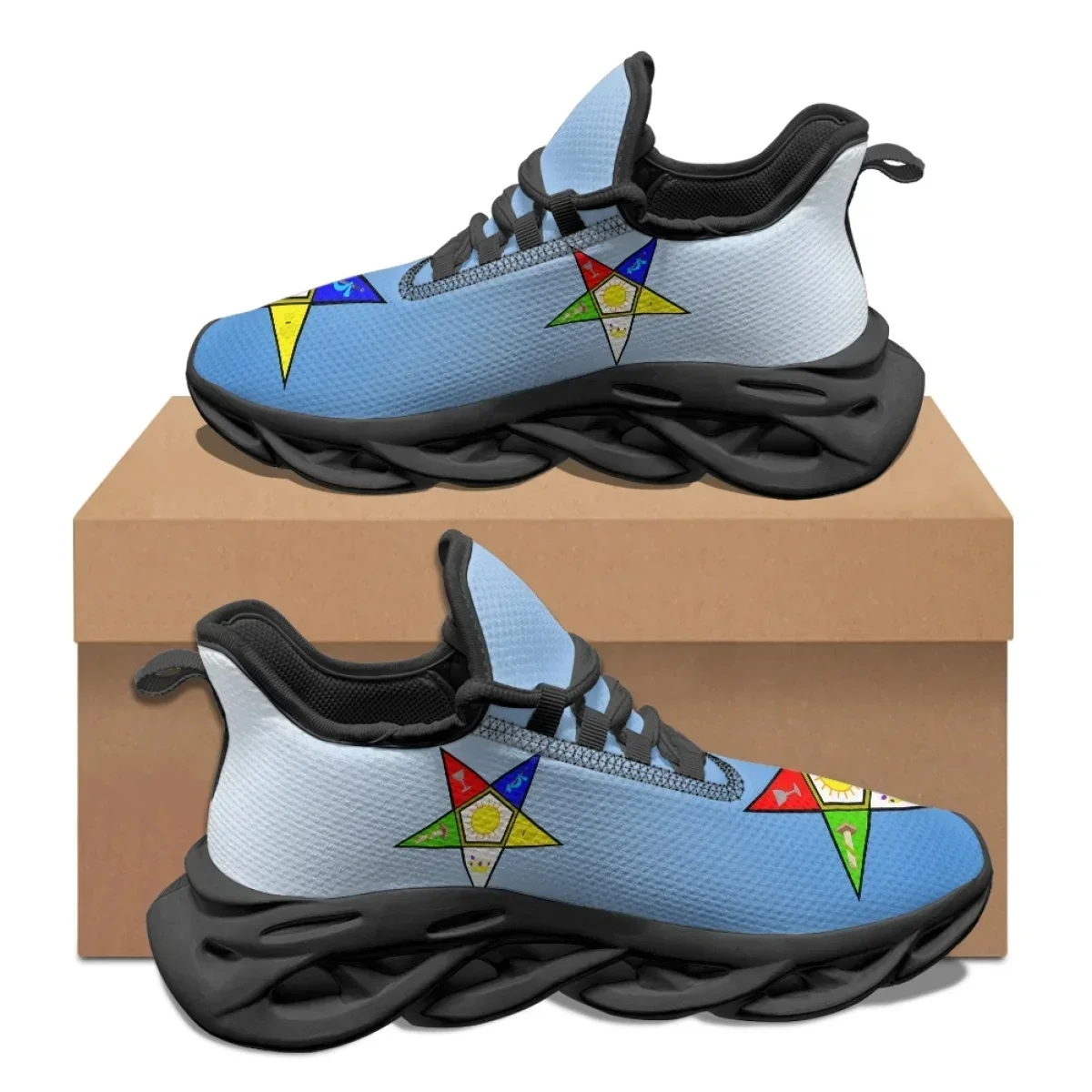 Sky Blue Pentagram OES Pattern - Women'S Shoes For Tennis avis et prix