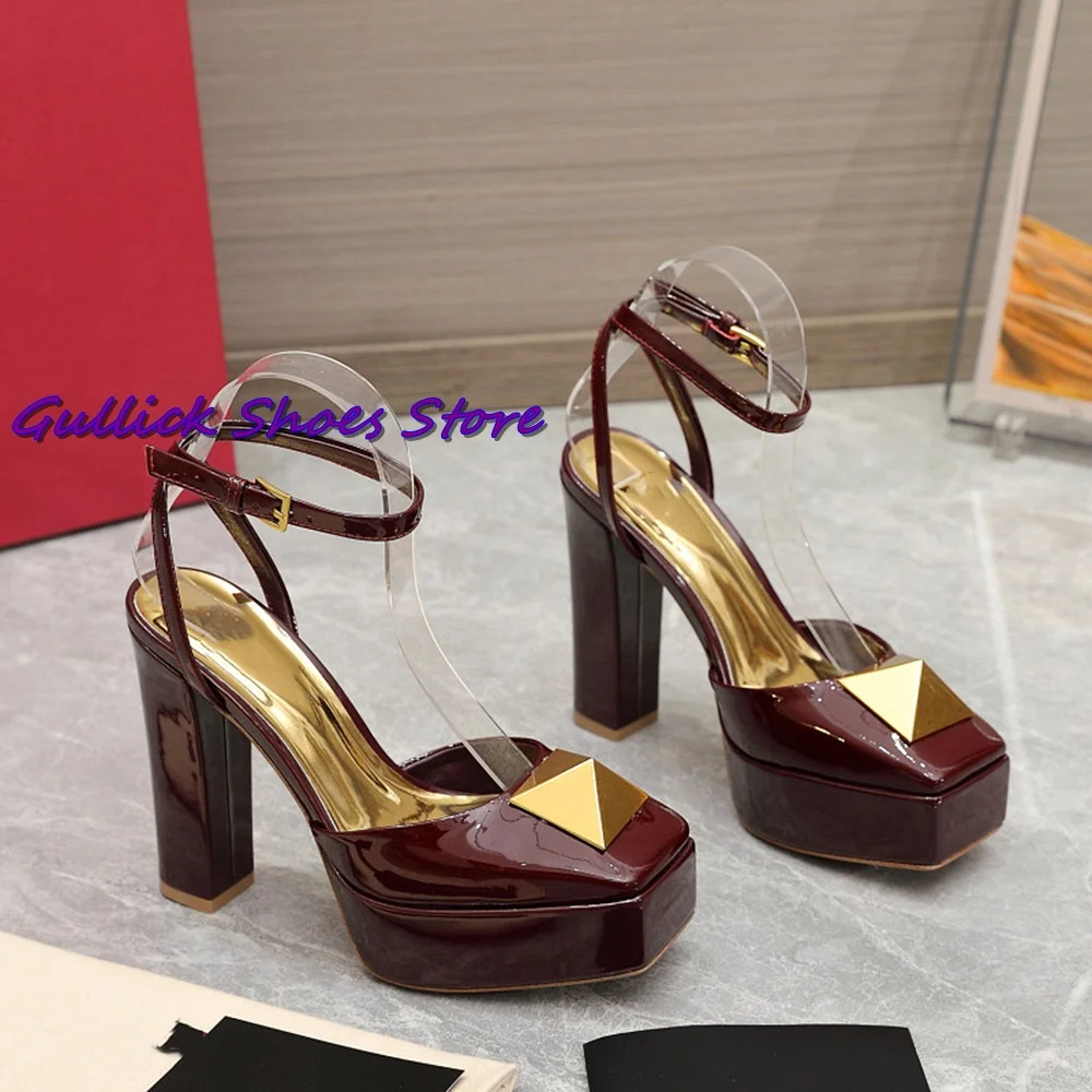 New Rivet Platform Sandals Squ - Kids Shoes Women avis et prix