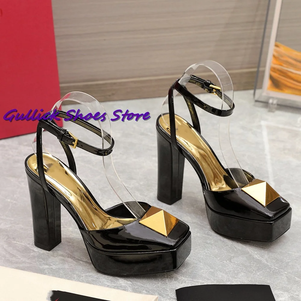 New Rivet Platform Sandals Squ - Kids Shoes Women avis et prix