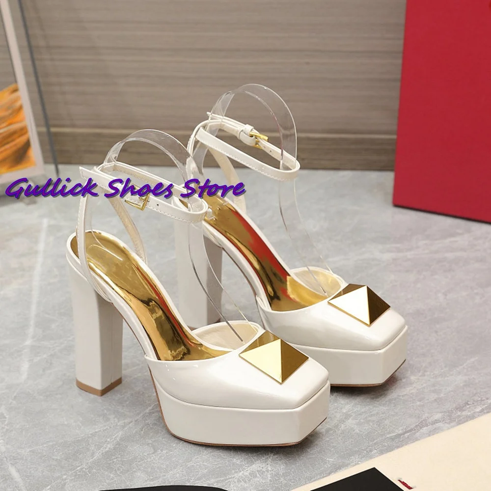 New Rivet Platform Sandals Squ - Kids Shoes Women avis et prix