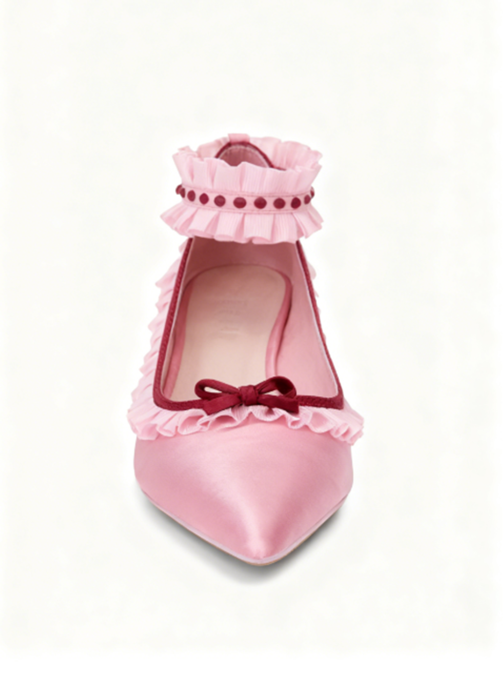 Soft Playful Style Blush Satin - Ankle Strap Heels avis et prix