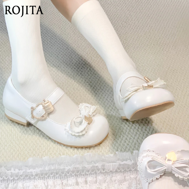Women's Shoes Bowknot Lolita S - Ankle Strap Heels avis et prix