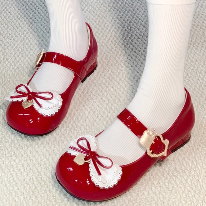 Women's Shoes Bowknot Lolita S - Ankle Strap Heels avis et prix