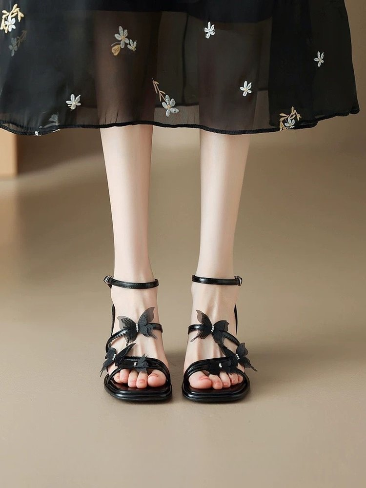 Women's Fairy Style Butterfly  - Ankle Strap Heels avis et prix