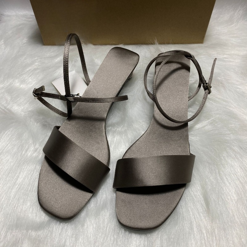 Luxury Satin Ankle Strap Low H - Women Shoes Luxury Brand avis et prix