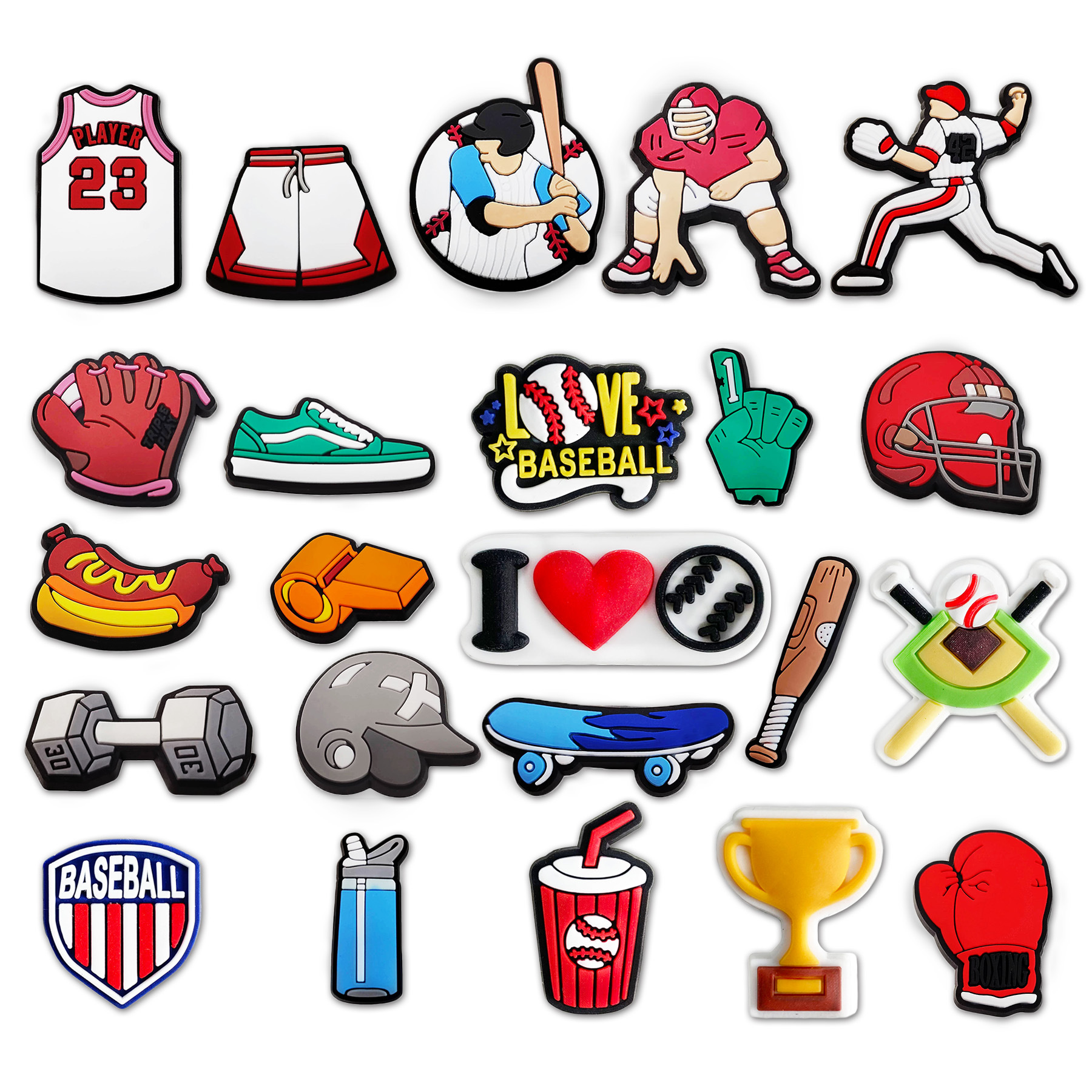 Hot 1Pcs PVC Love Baseball Sho - Women'S Shoes Crocs avis et prix