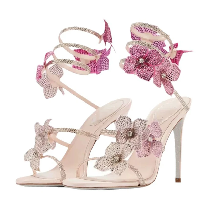 Eilyken Sexy CRYSTAL Flower Th - Strappy Heeled Sandals avis et prix