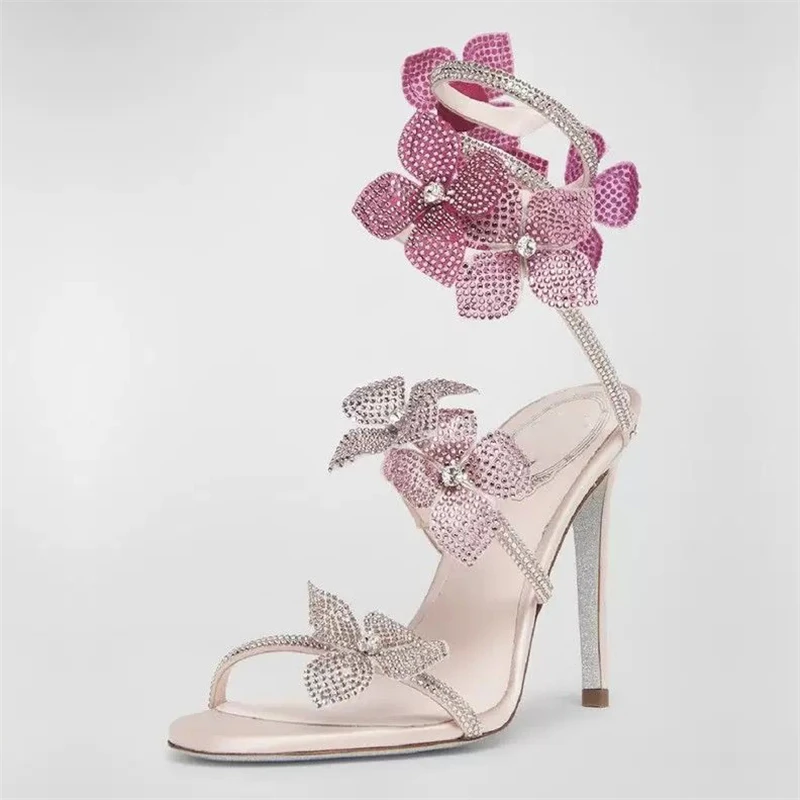 Eilyken Sexy CRYSTAL Flower Th - Strappy Heeled Sandals avis et prix