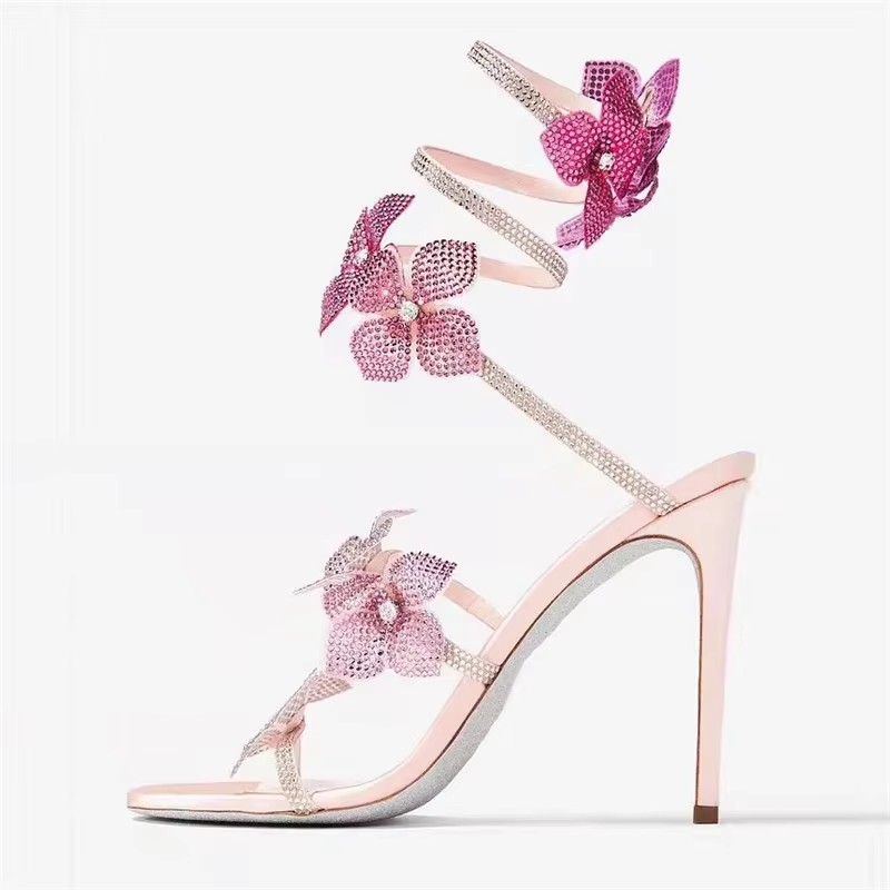 Eilyken Sexy CRYSTAL Flower Th - Strappy Heeled Sandals avis et prix
