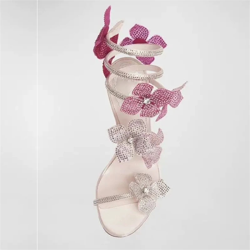 Eilyken Sexy CRYSTAL Flower Th - Strappy Heeled Sandals avis et prix