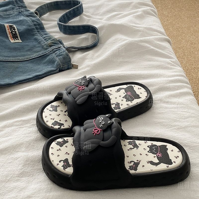 Printting Cute Bear Women Slip - Women Shoes Size To Men avis et prix