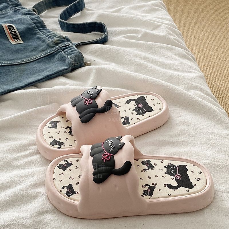 Printting Cute Bear Women Slip - Women Shoes Size To Men avis et prix