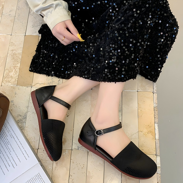 2025 New Spring Summer Mesh Sa - Ankle Strap Heels avis et prix