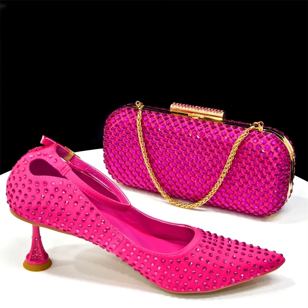 2026 Chic Fuchsia Color Women' - Women Shoes With Heels avis et prix