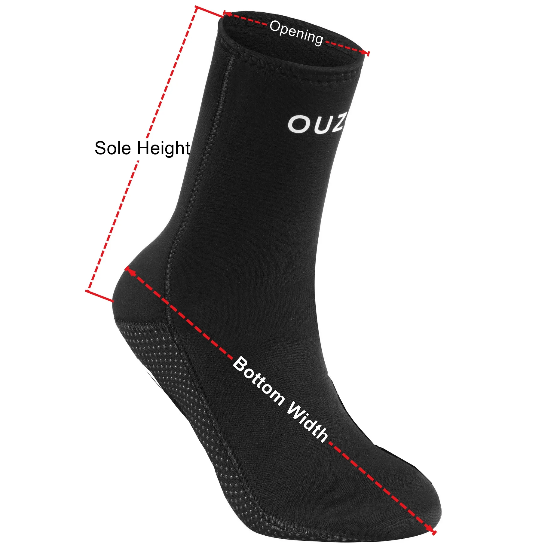 Neoprene 3mm/5mm Diving Socks  - Women'S Shoes Neuropathy avis et prix
