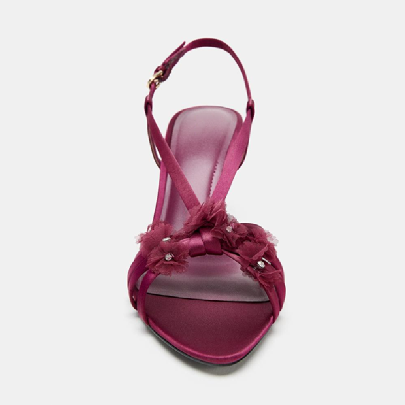 Satin Flower Brand Women Sanda - Women Shoes Luxury Brand avis et prix