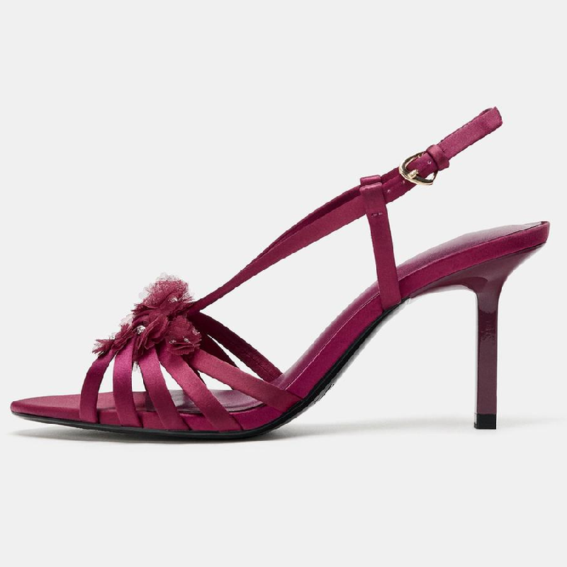 Satin Flower Brand Women Sanda - Women Shoes Luxury Brand avis et prix