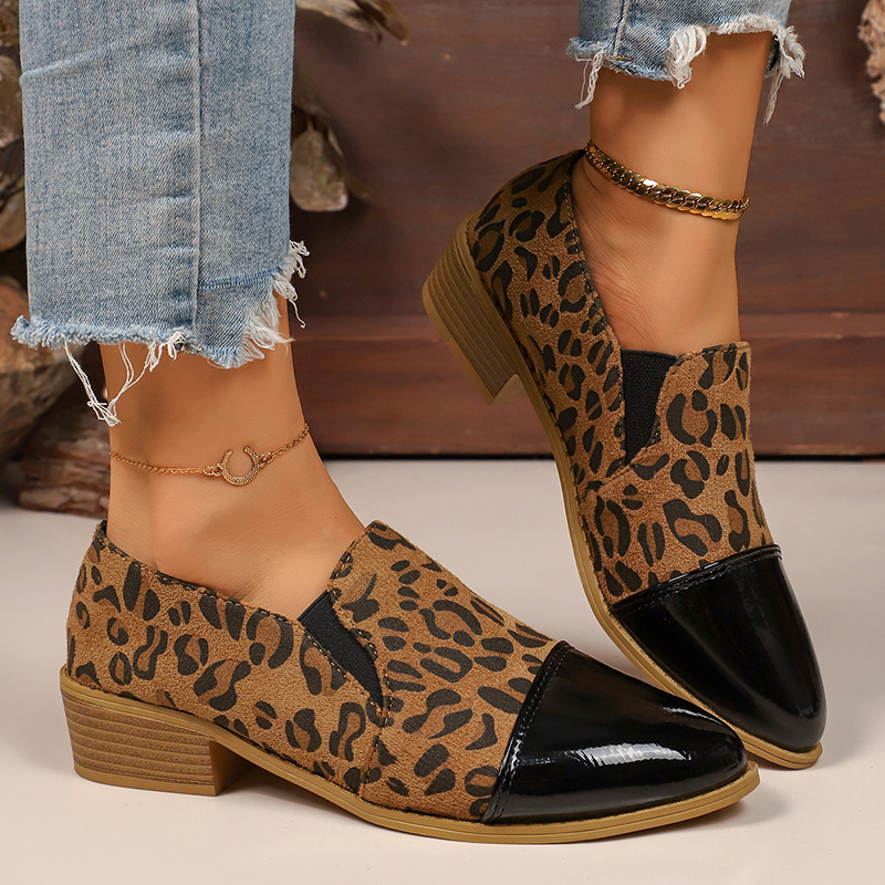 Leopard Printed Women's Low He - Women Shoes With Heels avis et prix