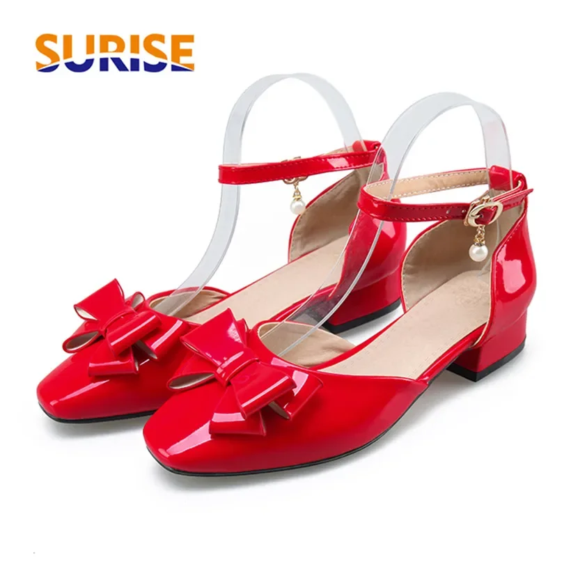 Big Size Women Bowtie Pumps Ro - Ankle Strap Heels avis et prix